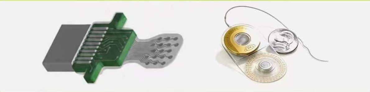 Cochlear implant, flexible electrode and BCI silicone parts